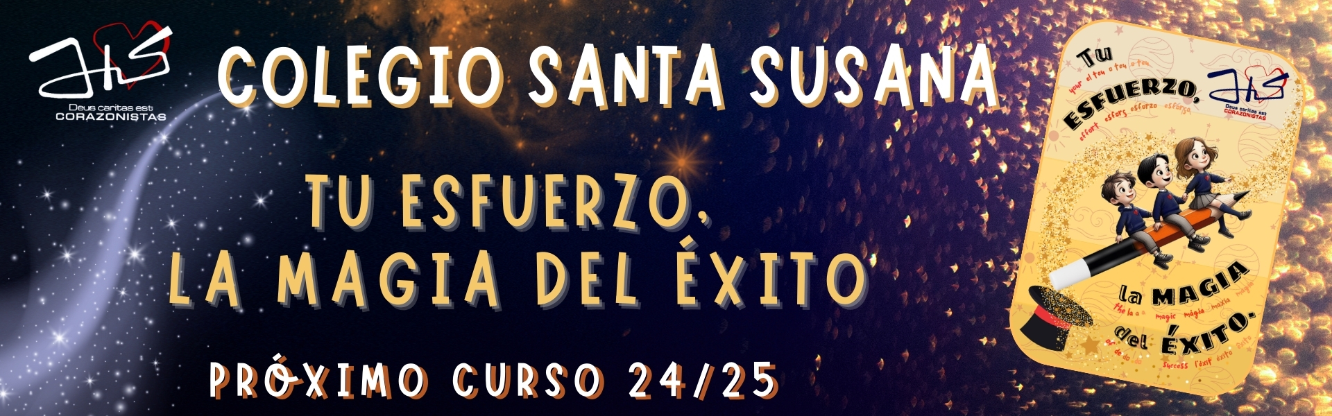 Soñemos al futuro, lema curso 22/23 Santa Susana